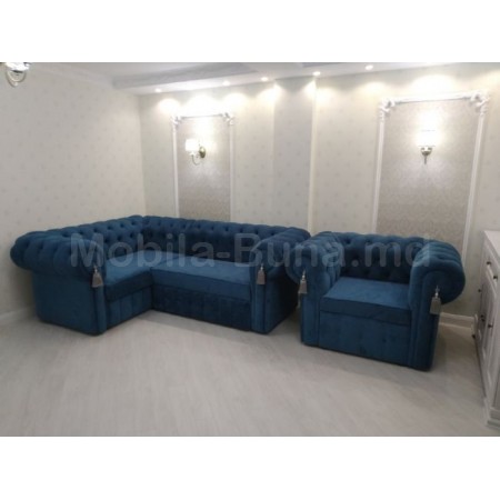 Угловой диван Chesterfield А-8